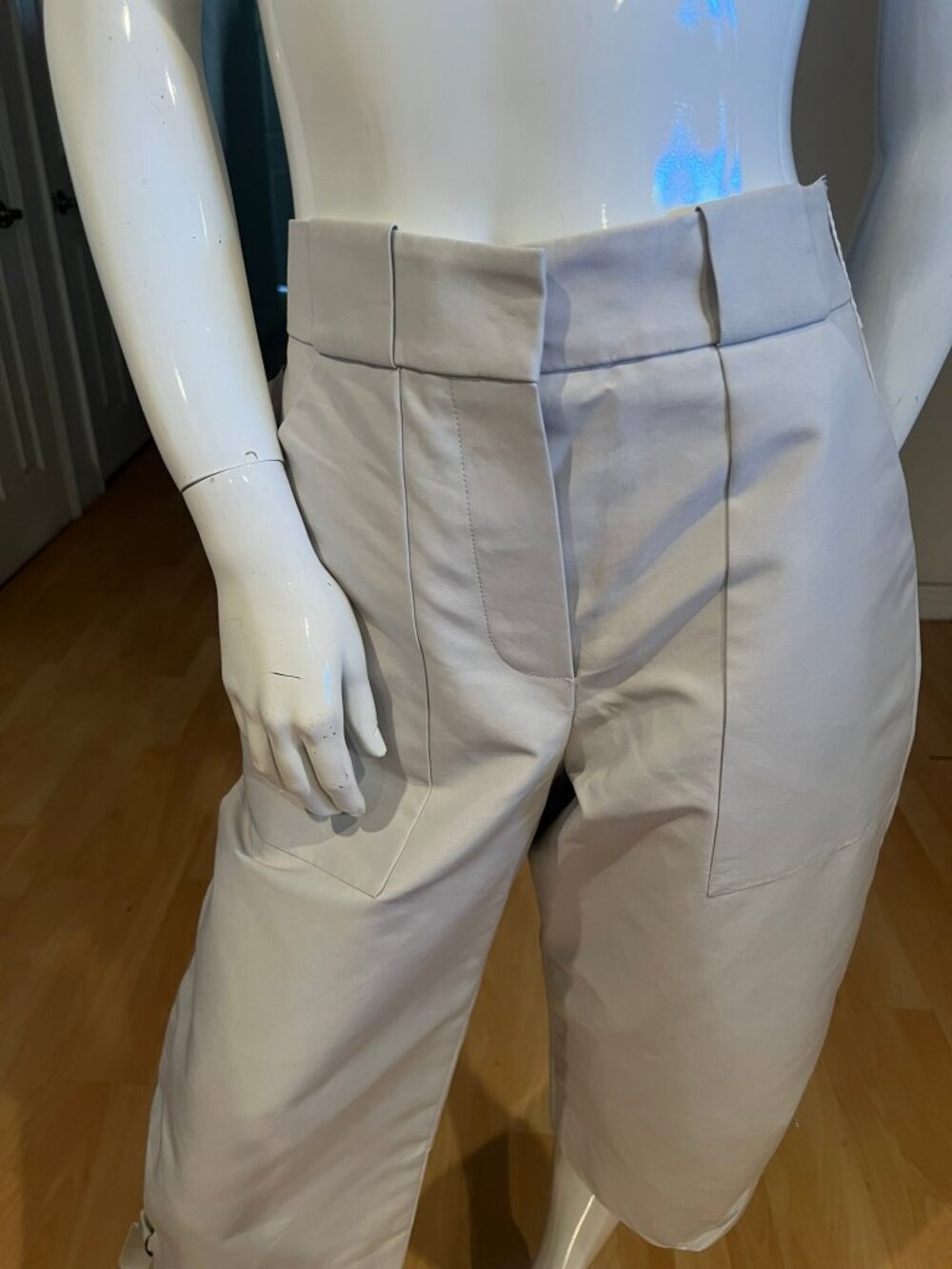 VINTAGE MARC JACOBS CROP SIDE TIE PANTS CULOTTES SIZE 4 MADE IN USA - Picture 3 of 7